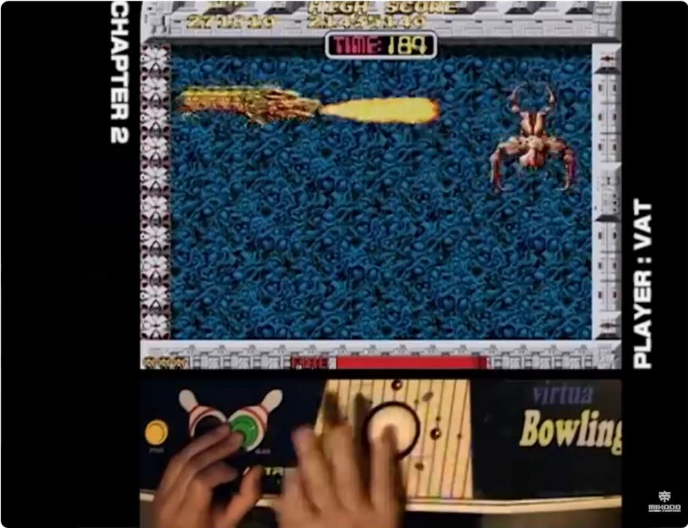 初心者攻略|操作と火炎ゲージの基本のゲーム画面